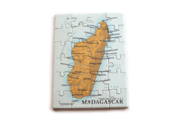 Madagascar magnetic map puzzle Where Exactly Maps