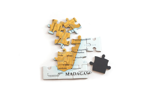 Madagascar magnetic map puzzle Where Exactly Maps